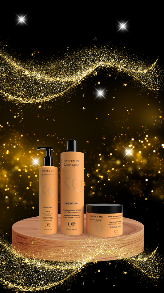 GAMME SOFTEN ME-SUBLIME CURL :POUR LES CHEVEUX BOUCLÉS OU ONDULÉS-KERA QUEEN’